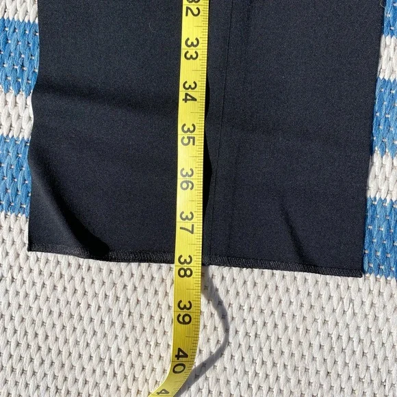 NWT! Mens Burberry Lightweight Wool Dress Pants, Basic Black. Size 33 - 34”waist - Picture 14 of 15